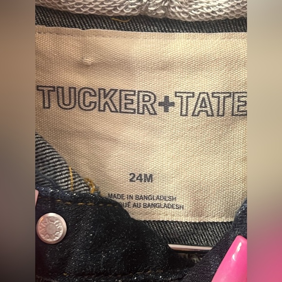 Tucker + Tate denim & knit hooded jacket NWT - Picture 4 of 6